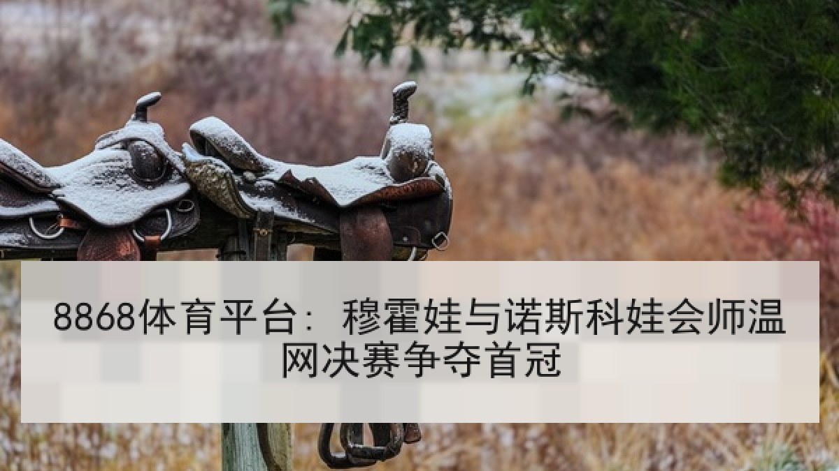8868体育平台: 穆霍娃与诺斯科娃会师温网决赛争夺首冠 8868体育平台: 穆霍娃与诺斯科娃会师温网决赛争夺首冠